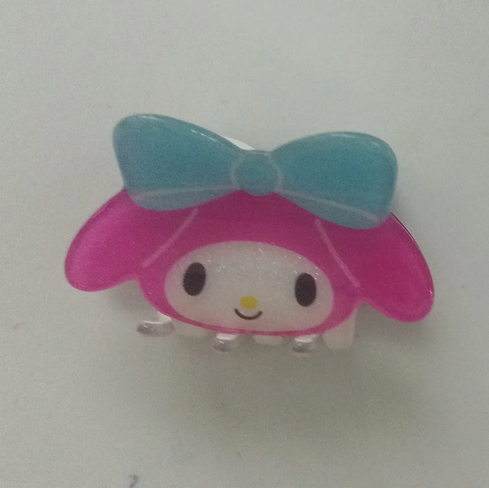 Sanrio Pink Hair Accessories Cute Cartoon Design (6 pieces))
